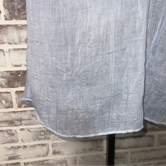 Blue Relaxed Embellished Blouse - Picture 2 of 6